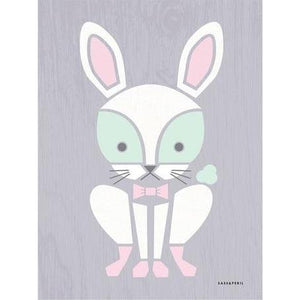 Modern Animals - Bunny | Canvas Wall Art-Canvas Wall Art-Jack and Jill Boutique