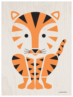 Modern Animals - Tiger Wall Art-Wall Art-Jack and Jill Boutique
