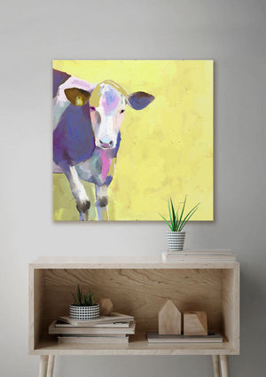 Modern Cow Wall Art-Wall Art-Jack and Jill Boutique