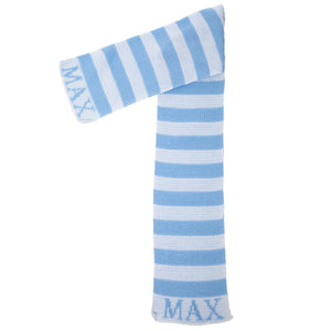 Modern Stripe Personalized Knit Scarf-Scarves-Default-Jack and Jill Boutique