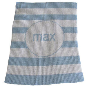 Modern Stripe Personalized Stroller Blanket or Baby Blanket-Blankets-Jack and Jill Boutique