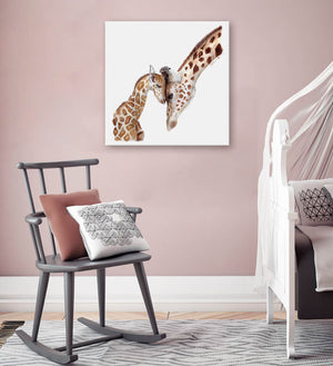 Mom and Baby Giraffes Wall Art-Wall Art-Jack and Jill Boutique