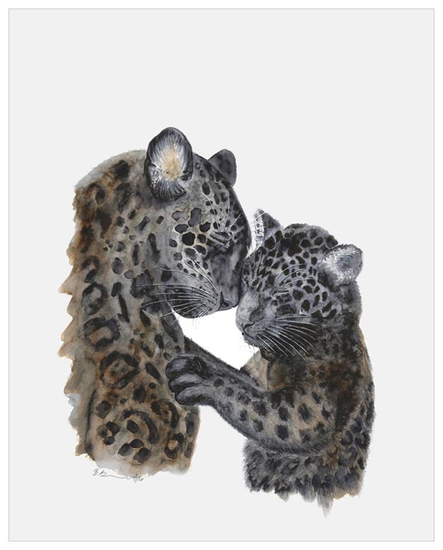 Mom and Baby Jaguars Wall Art-Wall Art-Jack and Jill Boutique