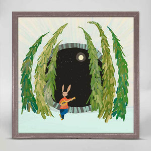 Moon Song - Mini Framed Canvas-Mini Framed Canvas-Jack and Jill Boutique