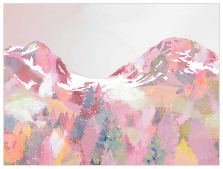 Mountain View - Warm Palette Wall Art-Wall Art-Jack and Jill Boutique