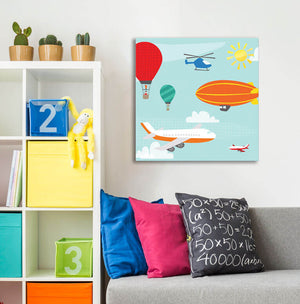 Move Me By Air - Sky Traffic Wall Art-Wall Art-Jack and Jill Boutique