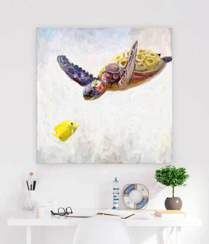 Ms. Turtle And Tang Wall Art-Wall Art-Jack and Jill Boutique