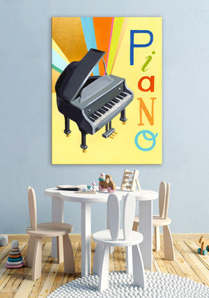 Musical Melodies - Piano Wall Art-Wall Art-Jack and Jill Boutique