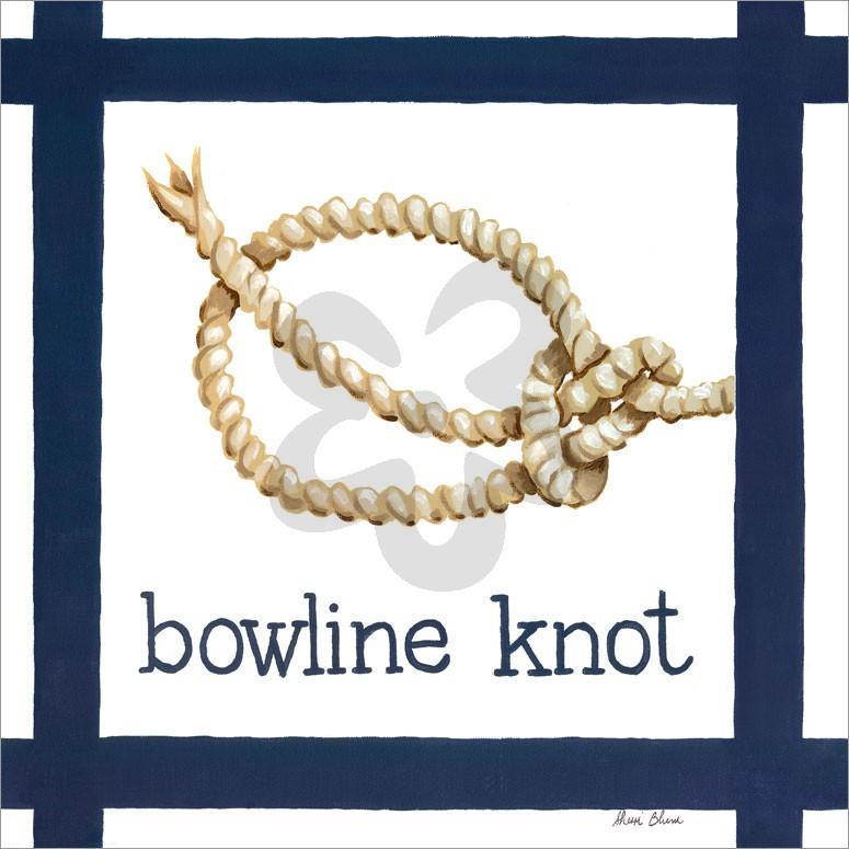 Nautical Knot - Bowline-Canvas Wall Art-Jack and Jill Boutique