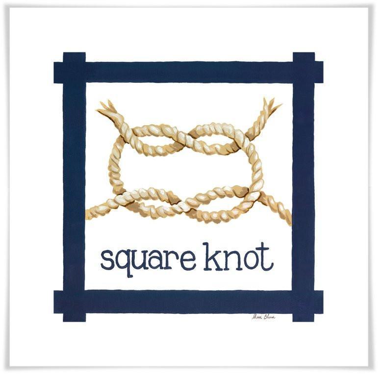 Nautical Knot - Square-Art Print-Jack and Jill Boutique