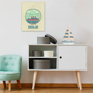 Nautical Sea - Bound for Adventure Wall Art-Wall Art-Jack and Jill Boutique
