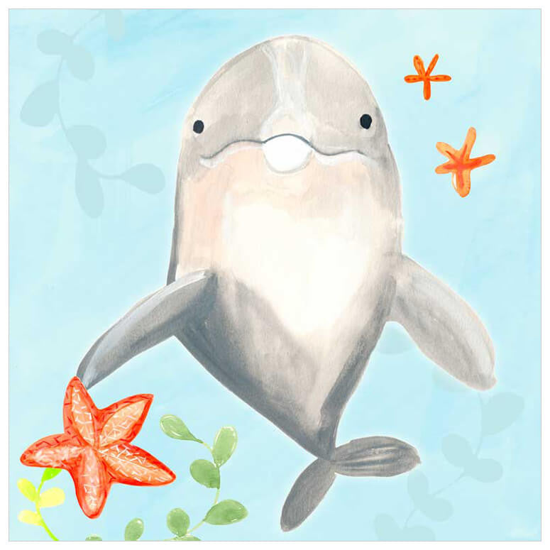 Ocean Pals - Dolphin Wall Art-Wall Art-Jack and Jill Boutique