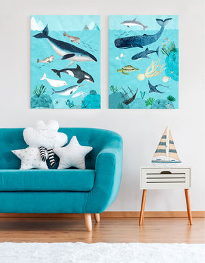 Ocean Waters - Tropical Wall Art-Wall Art-Jack and Jill Boutique
