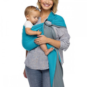 Moby Ring Sling in Cotton-Baby Carrier-Ocean Twist-Jack and Jill Boutique