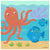 Octopus & Fish Wall Art-Wall Art-14x14 Canvas-Jack and Jill Boutique