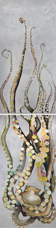 Octopus Diptych Wall Art-Wall Art-Jack and Jill Boutique