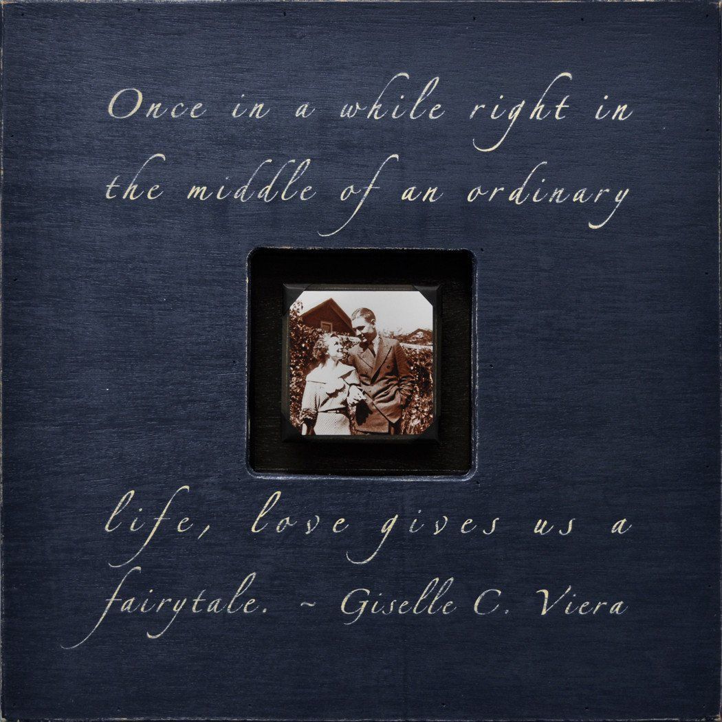 Handmade Wood Photobox with quote "Once in a While"-Photoboxes-Jack and Jill Boutique