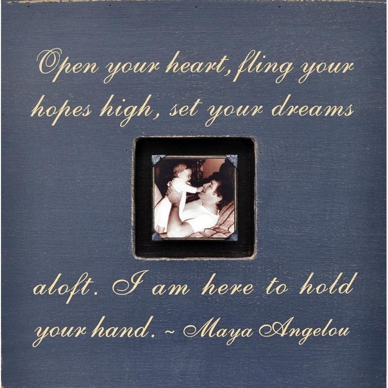 Handmade Wood Photobox with quote "Open Your Heart"-Photoboxes-Jack and Jill Boutique