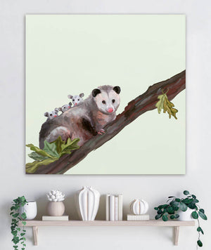 Opossum Family Wall Art-Wall Art-Jack and Jill Boutique