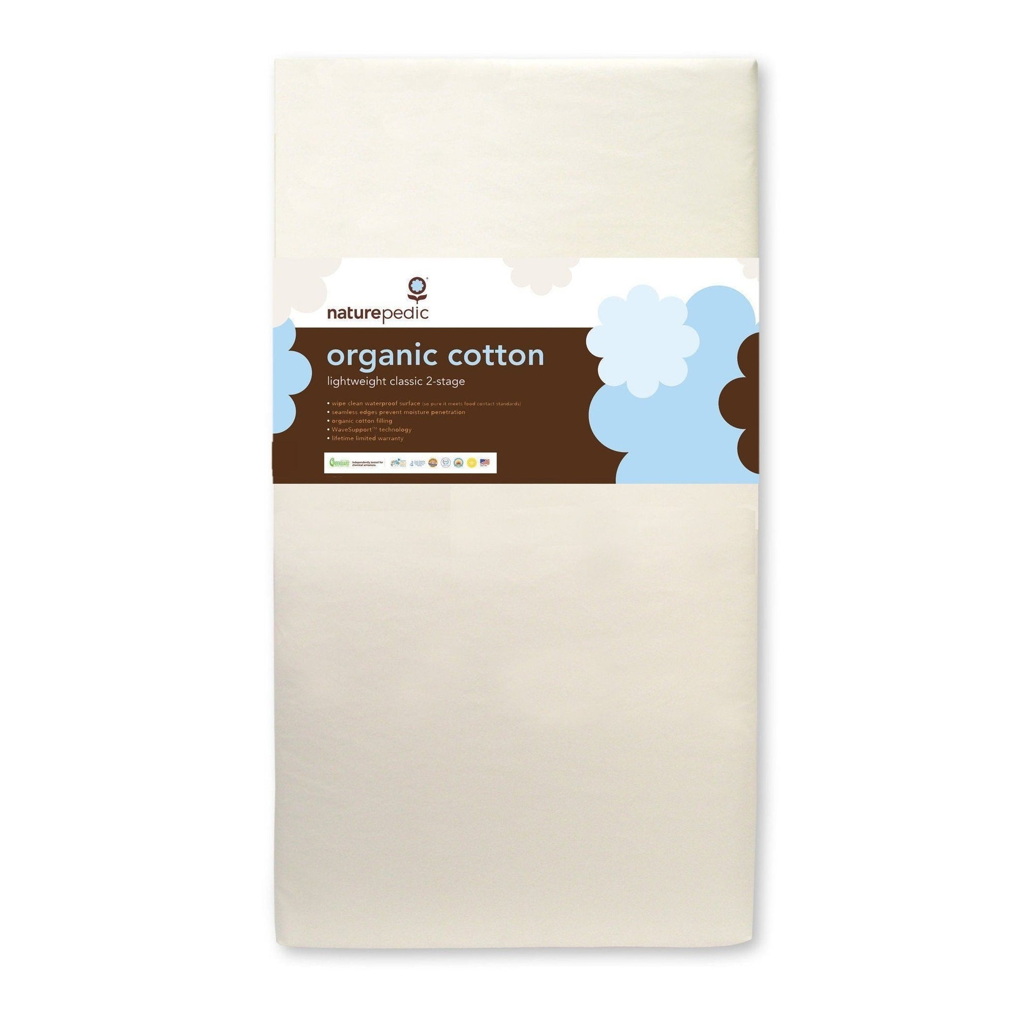 Organic Cotton Classic Seamless Baby Crib Mattress-Crib Mattress-Jack and Jill Boutique