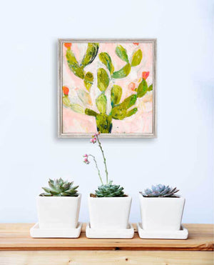 Paddle Cactus Pink - Mini Framed Canvas-Mini Framed Canvas-Jack and Jill Boutique