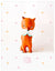 Paper Mache - Fox - Girl Wall Art-Wall Art-Jack and Jill Boutique