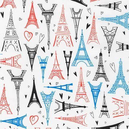 Paris Adventure Fabric in Multicolor | 100% Cotton-Fabric-Default-Jack and Jill Boutique