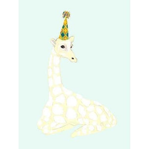 Party Hat Giraffe | Canvas Wall Art-Canvas Wall Art-Jack and Jill Boutique