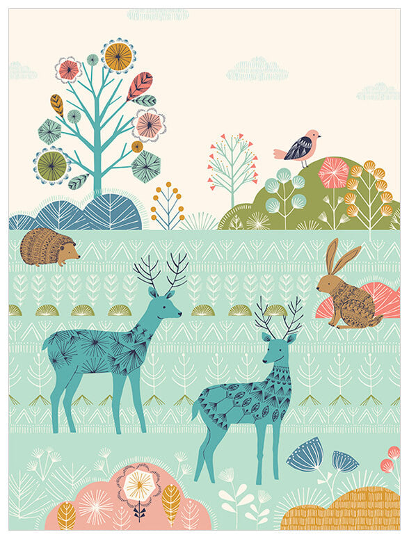 Patterned Forest Wall Art-Wall Art-Jack and Jill Boutique