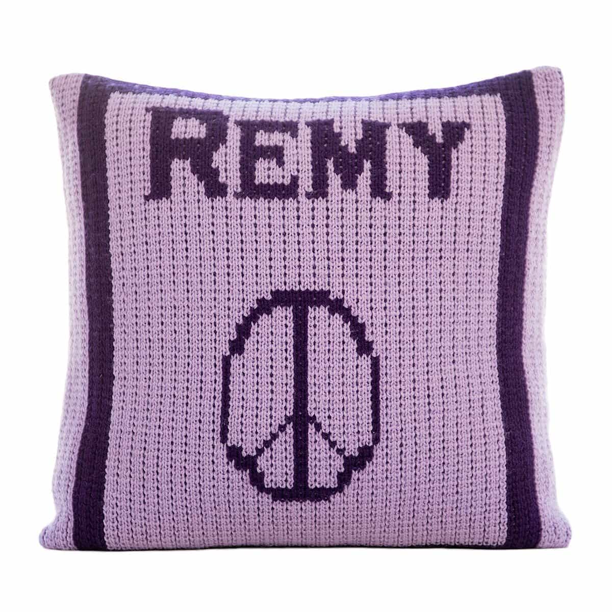 Peace Sign &amp; Name Personalized Pillow-Pillow-Jack and Jill Boutique