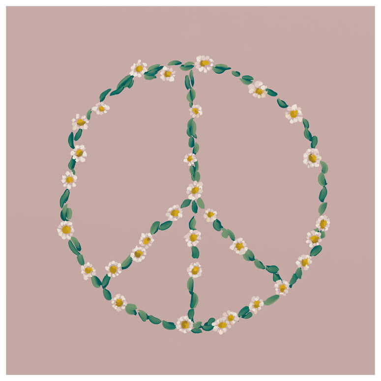 Peace Sign Wall Art-Wall Art-Jack and Jill Boutique