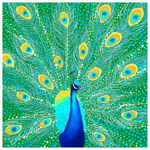 Peacock Feathers Wall Art-Wall Art-Jack and Jill Boutique