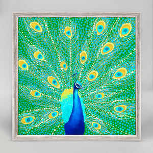 Peacock Feathers - Mini Framed Canvas-Mini Framed Canvas-Jack and Jill Boutique