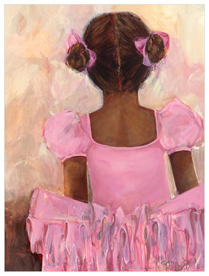 Perfect Ballerina - African American | Canvas Wall Art-Canvas Wall Art-Jack and Jill Boutique