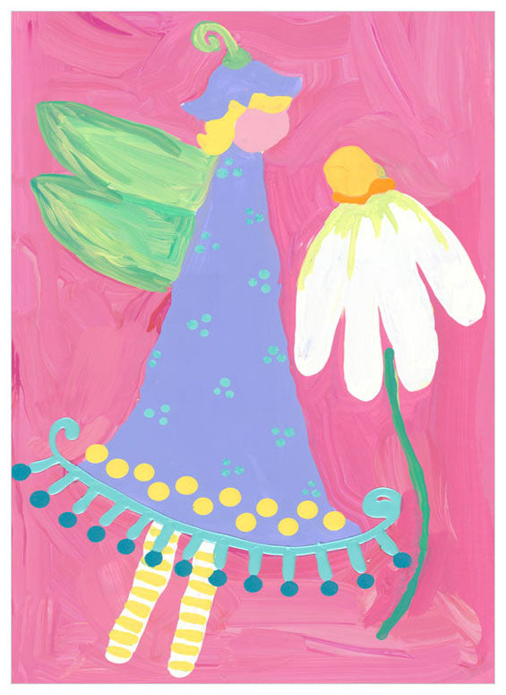 Peri Petal Fairy Wall Art-Wall Art-10x14 Canvas-Jack and Jill Boutique