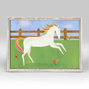 Picturesque Prance - Mini Framed Canvas-Mini Framed Canvas-Jack and Jill Boutique