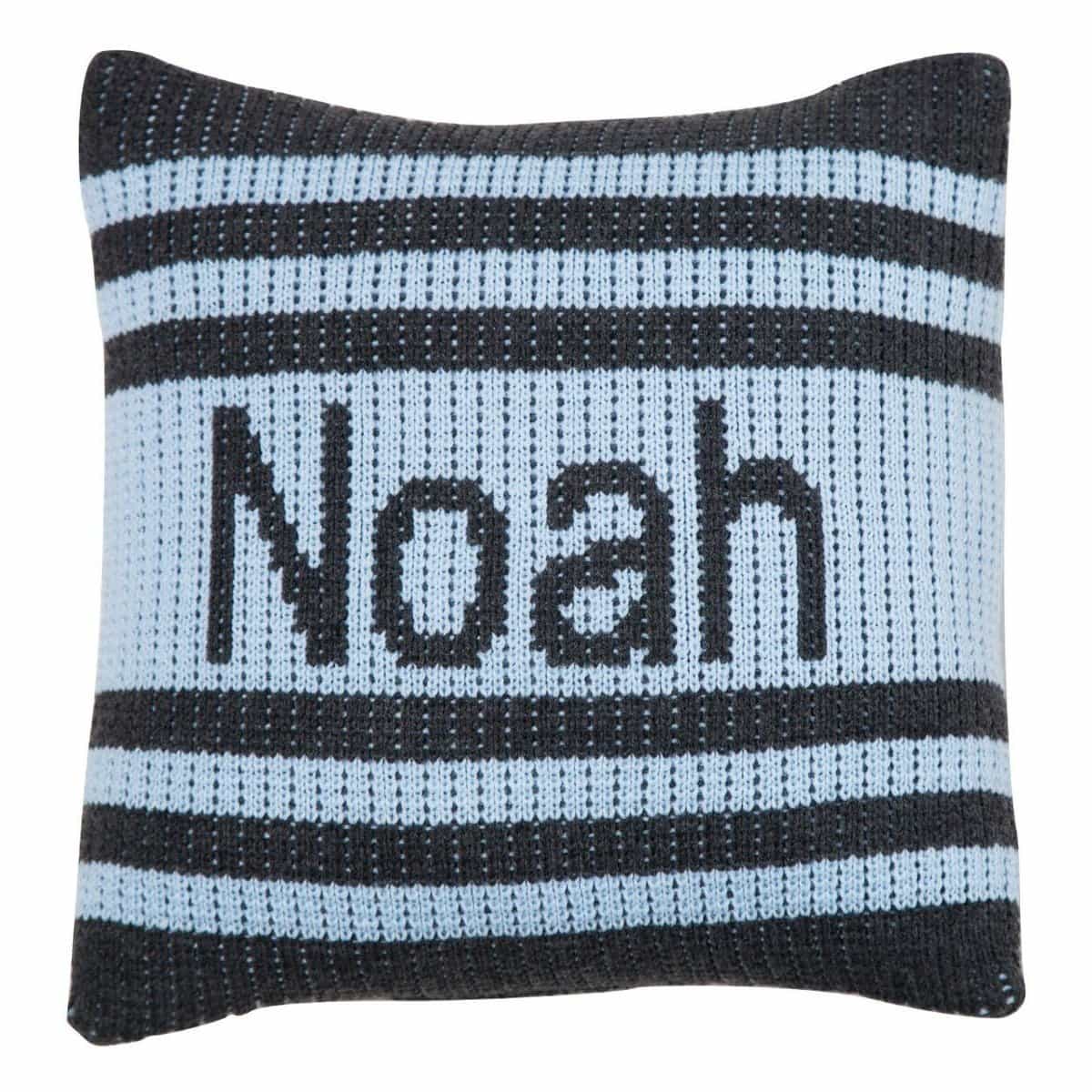 Pin Stripes Personalized Pillow-Pillow-Jack and Jill Boutique