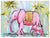 Pink Elephants Wall Art-Wall Art-Jack and Jill Boutique