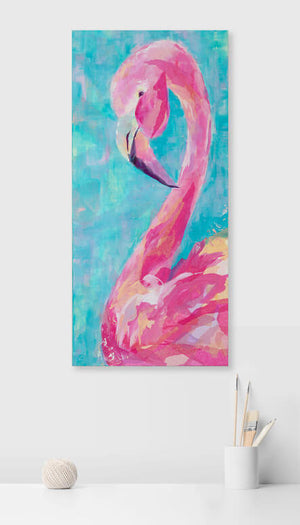 Pink Flamingo Wall Art-Wall Art-Jack and Jill Boutique