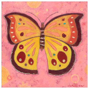 Pink Peace Butterfly Wall Art-Wall Art-Jack and Jill Boutique