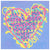 Pink Polka Dot Heart Wall Art-Wall Art-14x14 Canvas-Jack and Jill Boutique