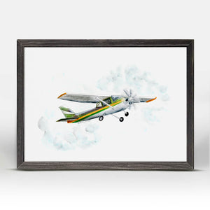 Planes, Trains & Autos - Cessna Mini Framed Canvas-Mini Framed Canvas-Jack and Jill Boutique