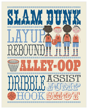 Play All Day - Basketball Wall Art-Wall Art-Jack and Jill Boutique
