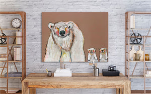 Polar Bear Cubs Wall Art-Wall Art-Jack and Jill Boutique