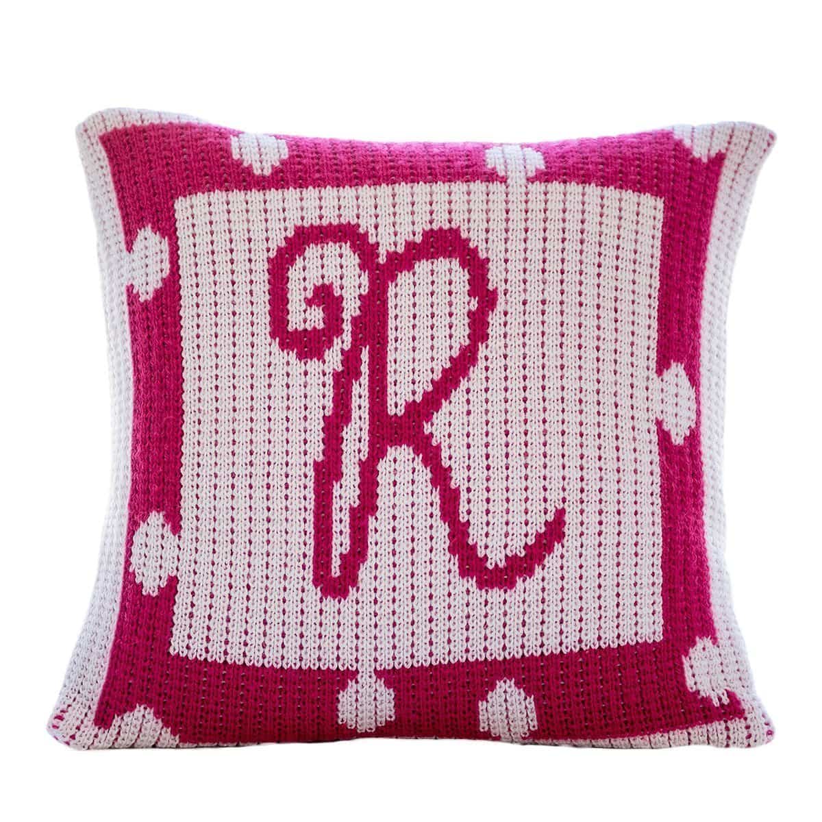 Polka Dot Border Personalized Pillow-Pillow-Jack and Jill Boutique