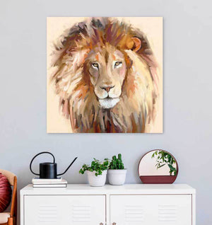 Portrait Of A Proud Lion Wall Art-Wall Art-Jack and Jill Boutique