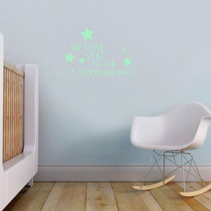 I Love You to the Moon and Back | Wall Decal Glow in the Dark-Decals-Jack and Jill Boutique