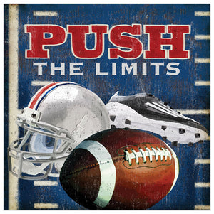 Push the Limits - Football Wall Art-Wall Art-Jack and Jill Boutique