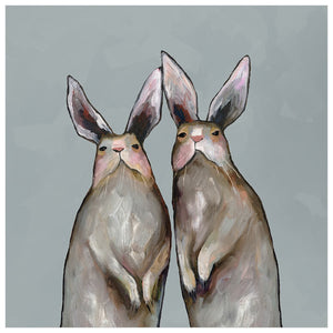 Rabbit Duo Wall Art-Wall Art-Jack and Jill Boutique