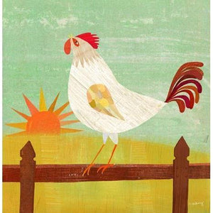 Rise and Shine Rooster | Canvas Wall Art-Canvas Wall Art-Jack and Jill Boutique